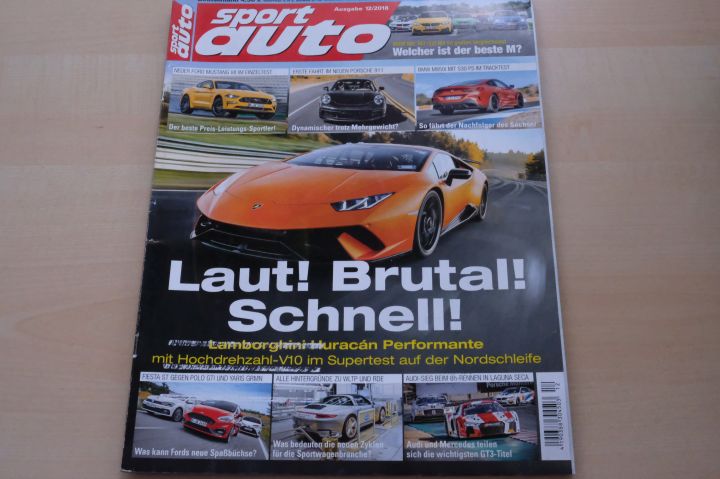 Deckblatt Sport Auto (12/2018)